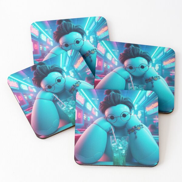 Item preview, "Sippin’ Sass at the Neon Nonsense Café" designed and sold by Print Fiction.