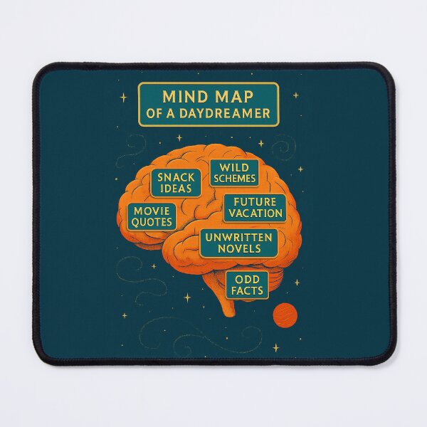 Item preview, Mind Map of a Daydreamer designed and sold by Need-Foal.