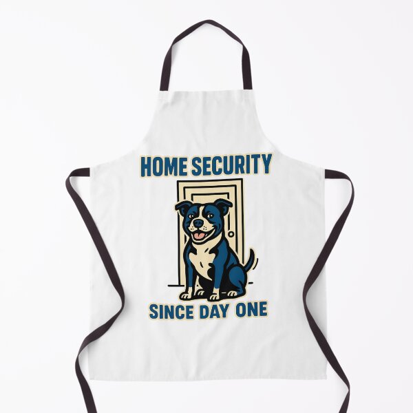 Item preview, Home Security Since Day One - Funny Staffy Dog Design designed and sold by BestFriendTees.
