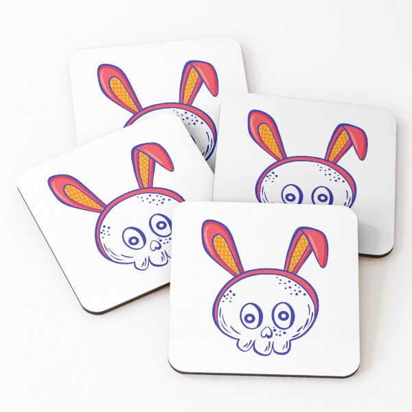 Item preview, Bunny Head Band Skull designed and sold by Farissa Designs.