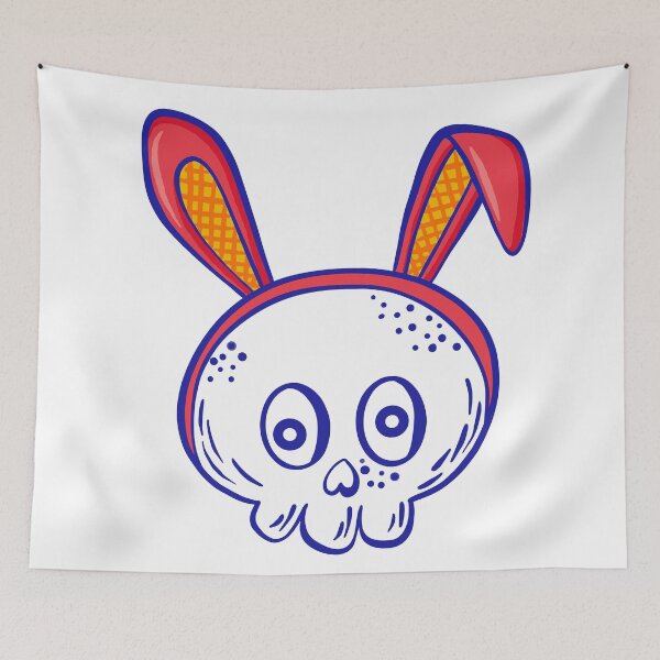 Item preview, Bunny Head Band Skull designed and sold by Farissa Designs.
