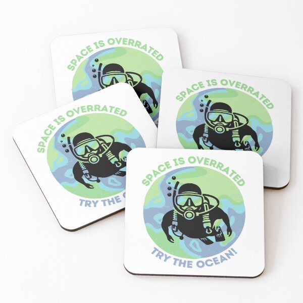 Item preview, Space Is Overrated: Try Scuba Diving designed and sold by CleanDecor.