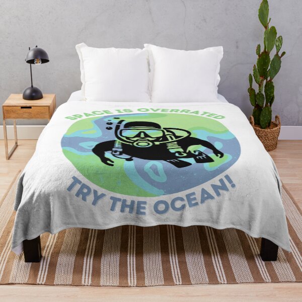 Item preview, Space Is Overrated: Try Scuba Diving designed and sold by CleanDecor.