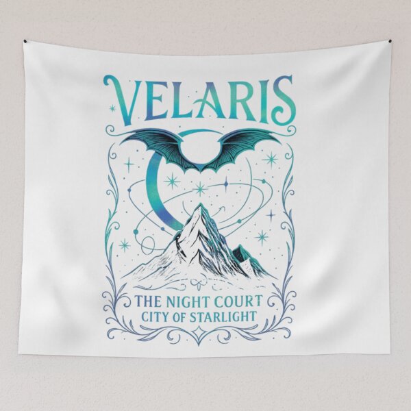 Item preview, Velaris The Night Court City of Starlight – ACOTAR Inspired Fantasy Bookish Design designed and sold by theliteraryedit.