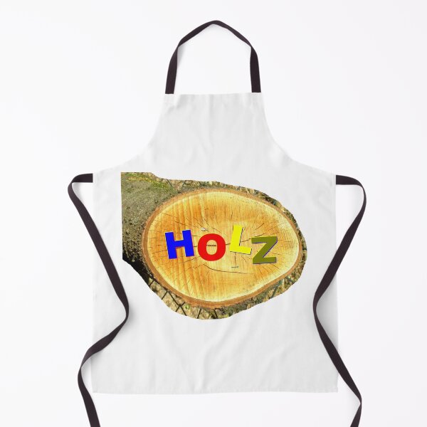 Item preview, Tree disc with the word HOLZ in colour designed and sold by ZoffArt-Shop.
