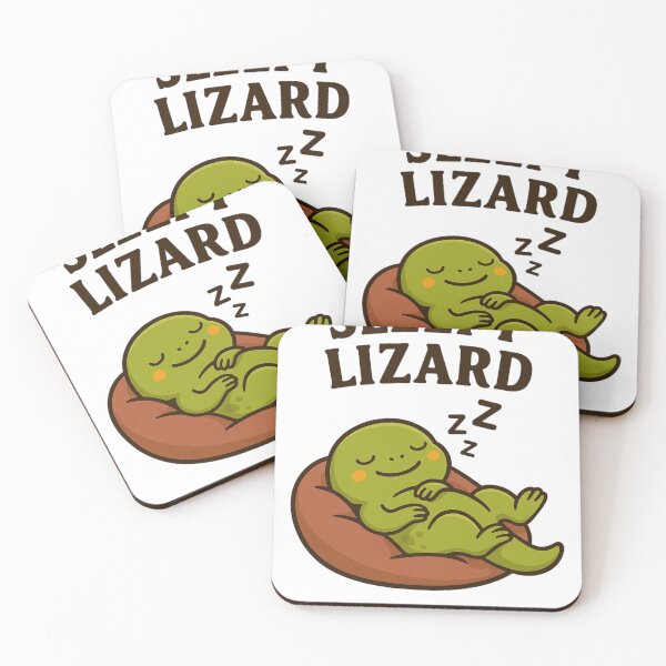 Item preview, Sleepy Lizard – Funny Cartoon Meme Design | Lazy & Tired Mood designed and sold by TotemTales.