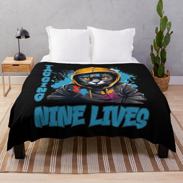 Artikelvorschau, Tagging Nine Lives Graffiti Cat Street Art Design entworfen und verkauft von CleanDecor.