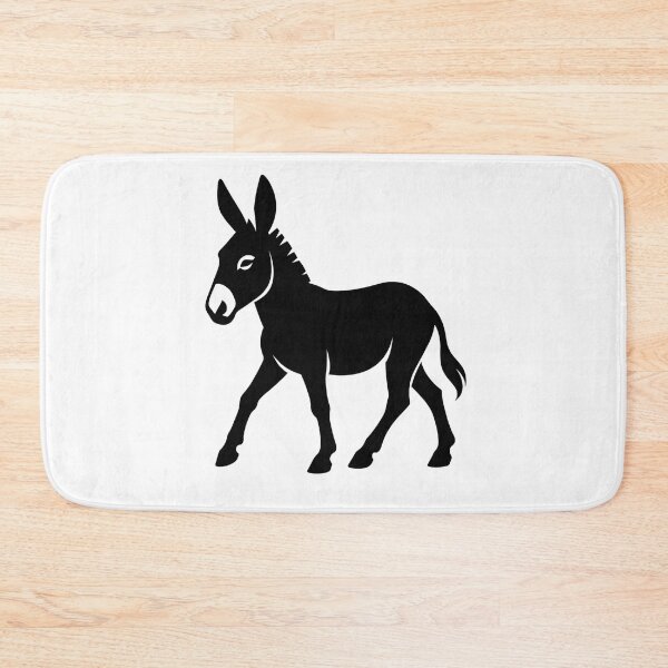 Item preview, Sleek Donkey Silhouette designed and sold by ArtistEmbrace.