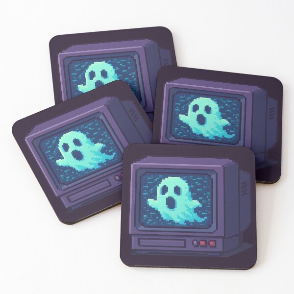 Item preview, Retro Ghost on a Vintage TV designed and sold by Need-Foal.