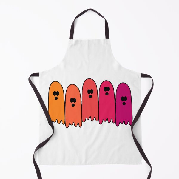 Item preview, A Row of Cute and Colorful Spooky Autumn Ghosts - Halloween Ghosts designed and sold by EpicCreation.