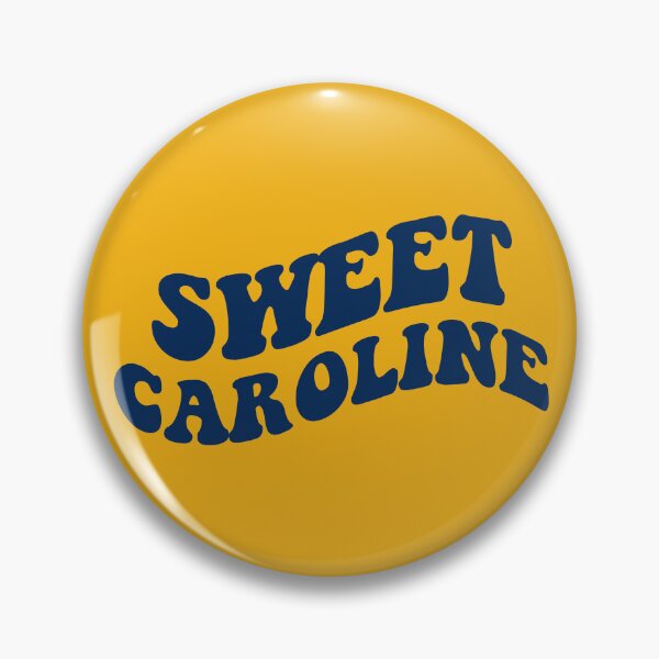Item preview, Sweet Caroline Blue on Gold designed and sold by rachelhull.