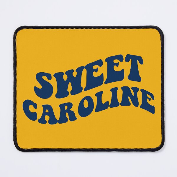 Item preview, Sweet Caroline Blue on Gold designed and sold by rachelhull.