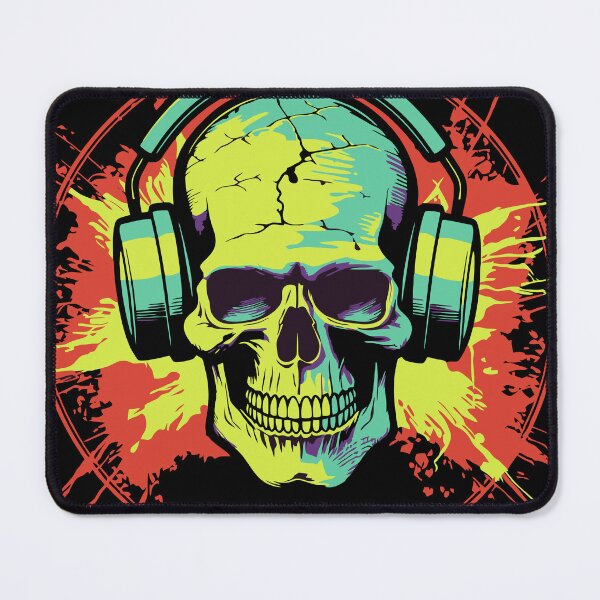Item preview, Music Rave Skull designed and sold by Rotark.