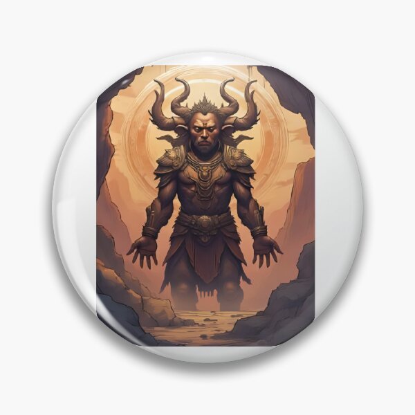 Item preview, Epic Demon Warrior – Mythical Fantasy Character Digital Art designed and sold by RAKO13.