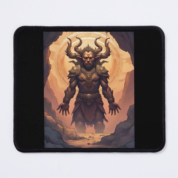 Item preview, Epic Demon Warrior – Mythical Fantasy Character Digital Art designed and sold by RAKO13.