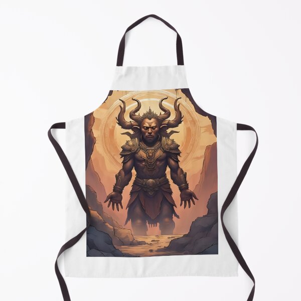 Item preview, Epic Demon Warrior – Mythical Fantasy Character Digital Art designed and sold by RAKO13.