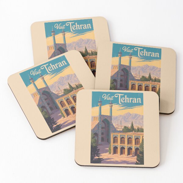 Item preview, Tehran Iran Golestan Palace Illustration Travel Art Vintage designed and sold by KrisSidDesigns.
