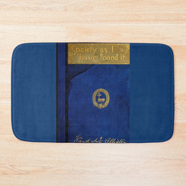 Item preview, Society as I Have Found It — Restored 1890 Gilded Age Classic (Book Cover) designed and sold by WheelieGdArt.