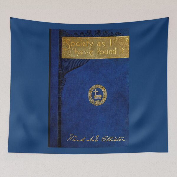 Item preview, Society as I Have Found It — Restored 1890 Gilded Age Classic (Book Cover) designed and sold by WheelieGdArt.