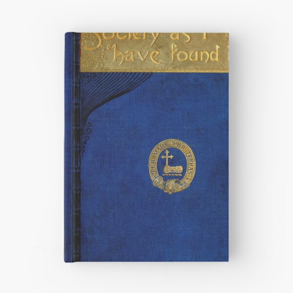 Item preview, Society as I Have Found It — Restored 1890 Gilded Age Classic (Book Cover) designed and sold by WheelieGdArt.