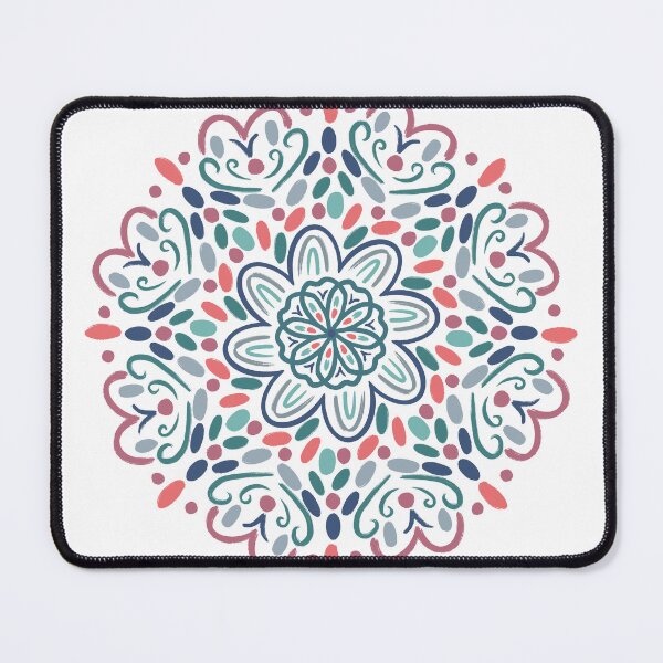 Item preview, Mandala-Coral-Teal designed and sold by Sklamen.