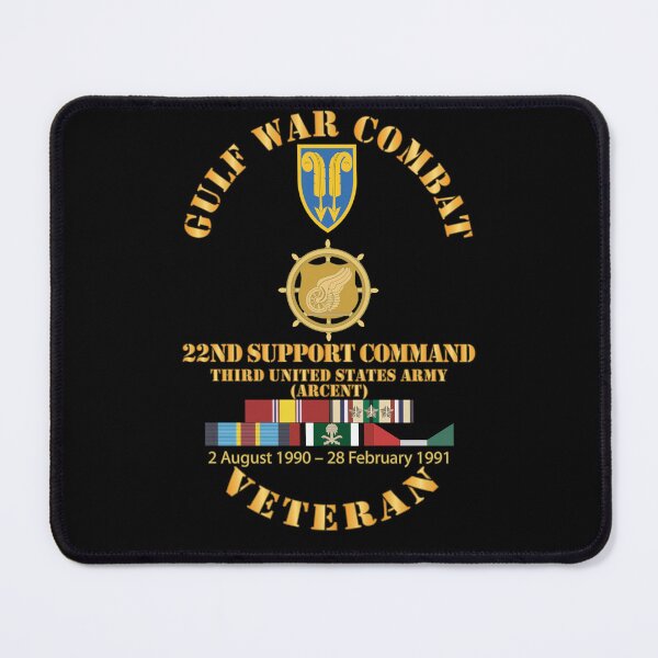 Item preview, Army - Gulf War Combat Vet w  22nd Support Command - 3rd Army X 300 designed and sold by Military Insignia Products.