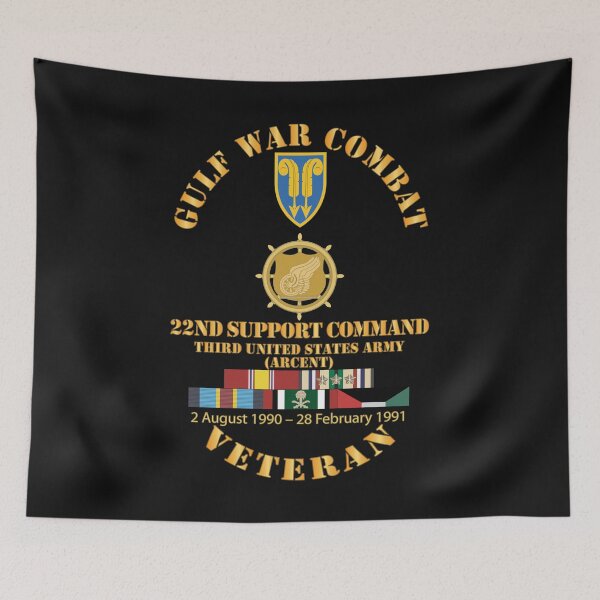 Item preview, Army - Gulf War Combat Vet w  22nd Support Command - 3rd Army X 300 designed and sold by Military Insignia Products.