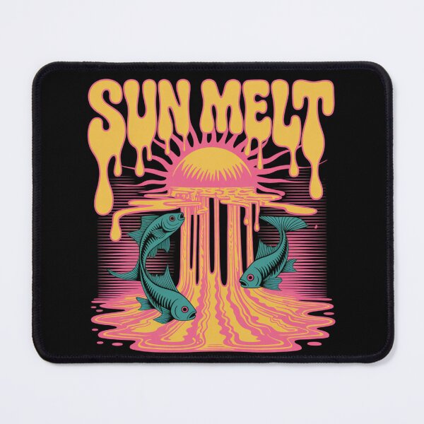 Item preview, Sun Melt – Psychedelic Sun with Flowing Lava Letters designed and sold by Designynatalii.
