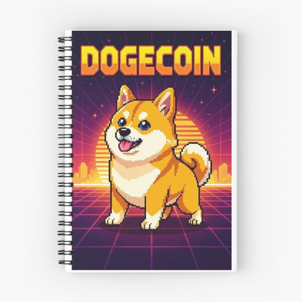 Item preview, Dogecoin Pixel Art Tee – Retro 8-Bit Gaming Shiba Inu Shirt designed and sold by CryptoThreads4 You.