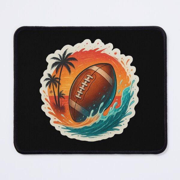 Item preview, Sunset Storm Football designed and sold by pixelpulsenyc.