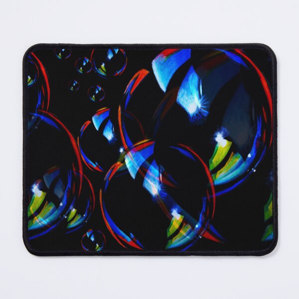 Item preview, Black and Rainbow Bubbles designed and sold by Pennypaints.