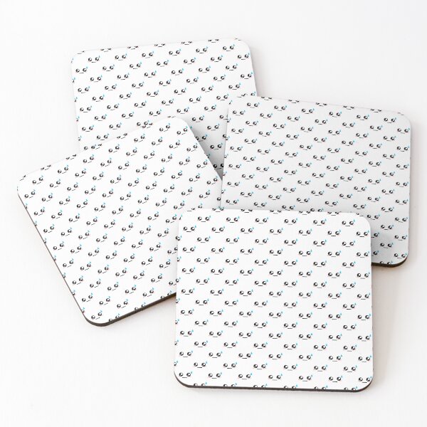 Item preview, Cute kawaii awkward face pattern designed and sold by BlushyPrint.
