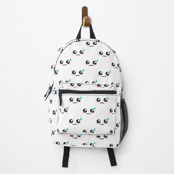 Item preview, Cute kawaii awkward face pattern designed and sold by BlushyPrint.