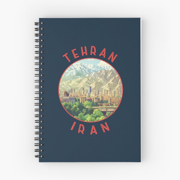 Artikelvorschau, Teheran, Iran, Früher, Bekümmert, Kreis entworfen und verkauft von KrisSidDesigns.