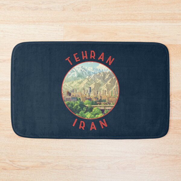 Item preview, Tehran Iran Retro Distressed Circle designed and sold by KrisSidDesigns.
