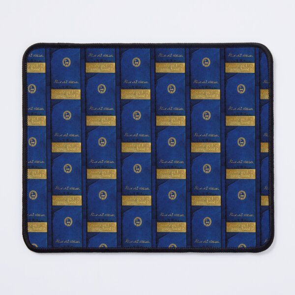 Item preview, Society as I Have Found It — Restored 1890 Gilded Age Classic (Book Cover) - Offset Grid Option designed and sold by WheelieGdArt.