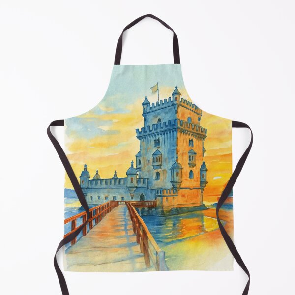 Item preview, Torre de Belém at Sunset – Lisbon Landmark Poster designed and sold by LalaMyArt.