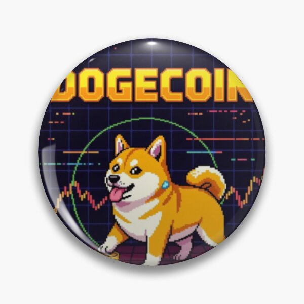 Item preview, 8-Bit Dogecoin Shirt – Vintage Arcade Style Shiba Inu Tee designed and sold by CryptoThreads4 You.