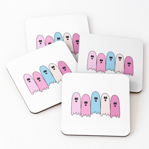 Item preview, Cute Pastel Spooky Blue and Pink Halloween Ghosts designed and sold by EpicCreation.