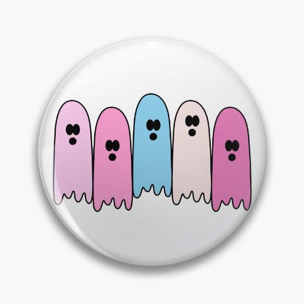 Item preview, Cute Pastel Spooky Blue and Pink Halloween Ghosts designed and sold by EpicCreation.
