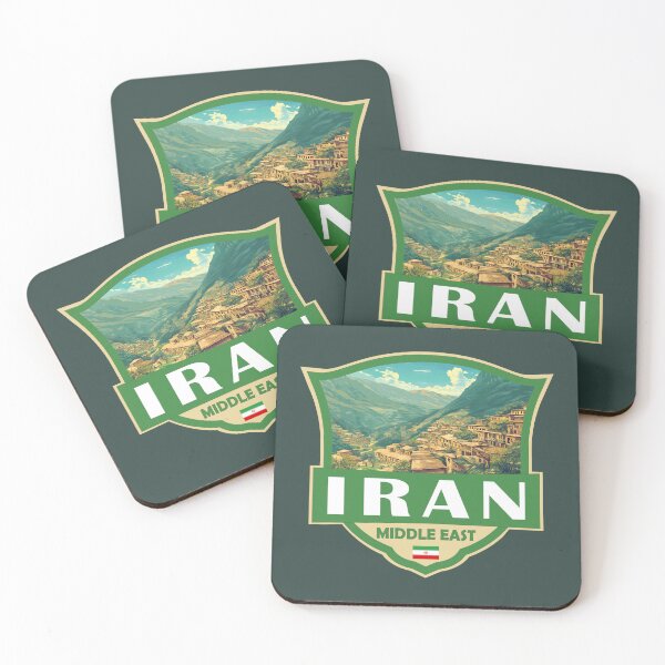 Item preview, Iran Illustration Retro Badge designed and sold by KrisSidDesigns.