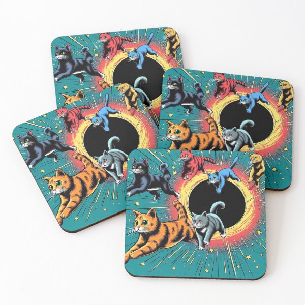 Item preview, Cute cats and black hole designed and sold by Dogandesighn.