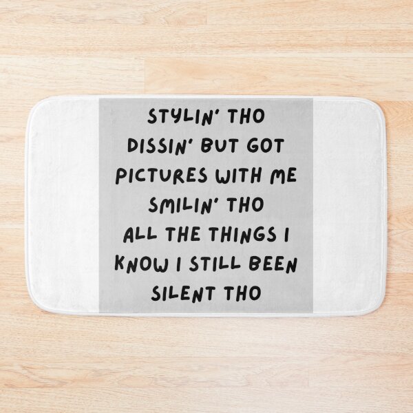 Item preview, Drake lyrics do not disturb minimalistic designed and sold by Dansim111.