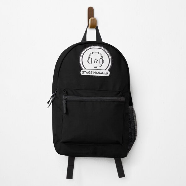 Item preview, Stage Manager Headset Badge – Minimalist Theatre Crew Outline Design designed and sold by VividOrganica.