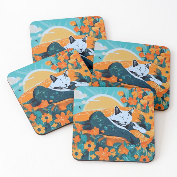 Item preview, Cat Sleeping in the Sun designed and sold by Zofia Sosnecka.