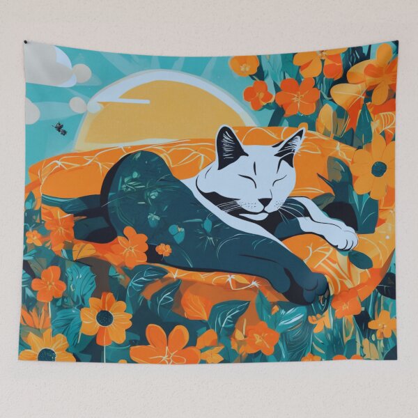 Item preview, Cat Sleeping in the Sun designed and sold by Zofia Sosnecka.