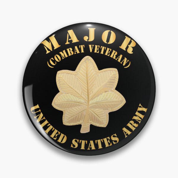 Item preview, Army - Major - MAJ - Combat Veteran X 300 designed and sold by Military Insignia Products.