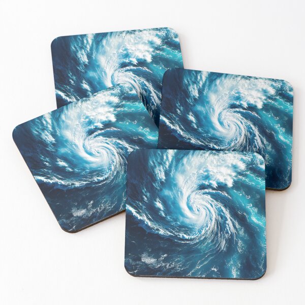 Item preview, Ocean's Fury - Majestic Swirl of a Raging Sea Storm designed and sold by lematworks.