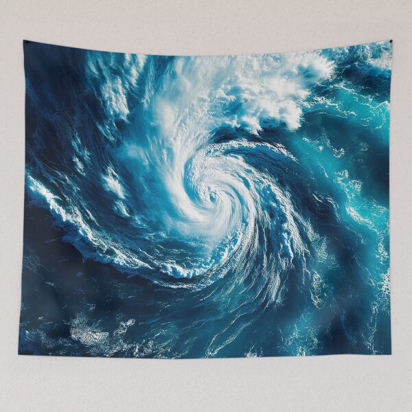 Item preview, Ocean's Fury - Majestic Swirl of a Raging Sea Storm designed and sold by lematworks.