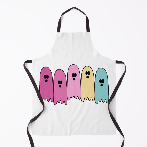 Item preview, Vibrant Ghosts - Cute Pastel Halloween Spirits in Pink Yellow Blue designed and sold by EpicCreation.